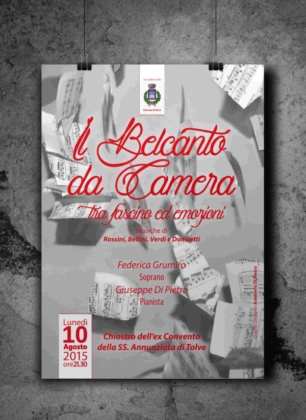 Cartelería - Cartel Il belcanto da Camera.