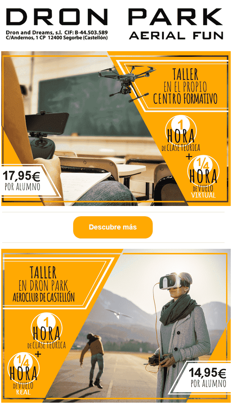 Web y redes sociales – Email comercial.