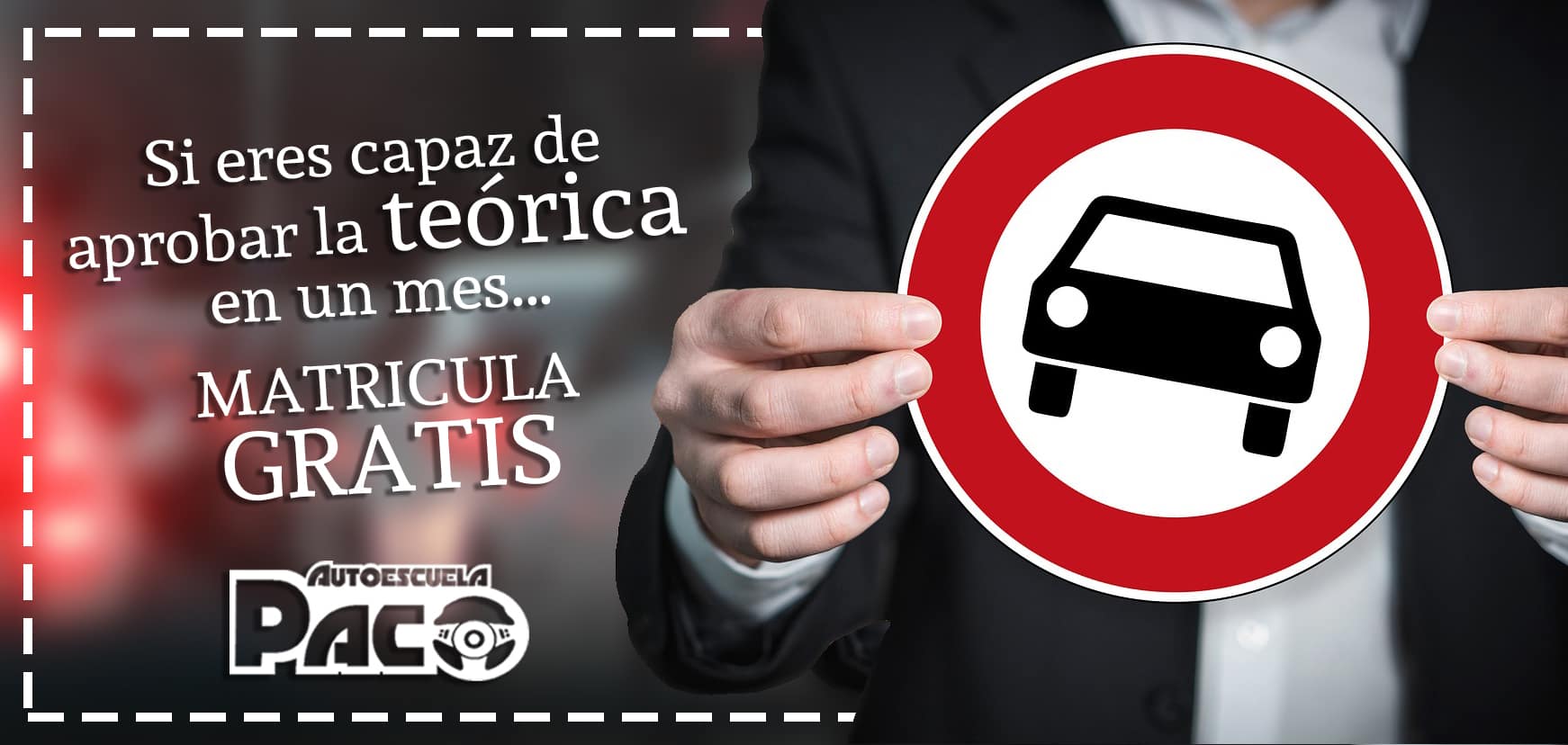 Post redes sociales - Promoción para autoescula Paco, Onda.