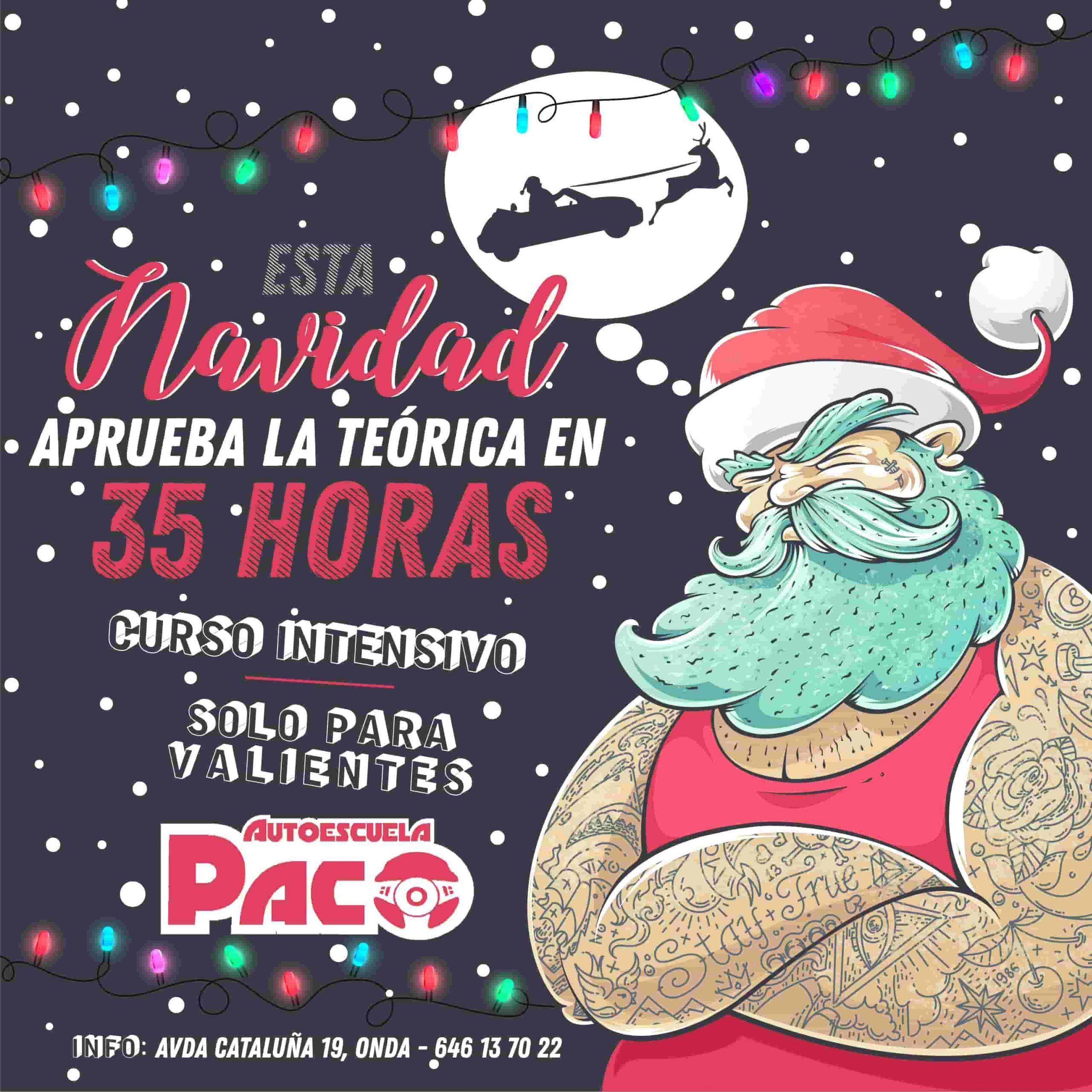 Post redes sociales - Promoción para autoescula Paco, Onda.