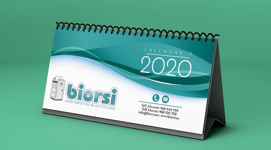 Calendarios- Sobremesa Biorsi, Alicante.
