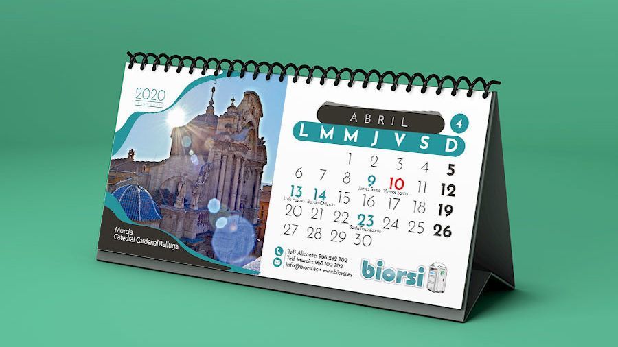 Calendarios- Sobremesa Biorsi, Alicante.