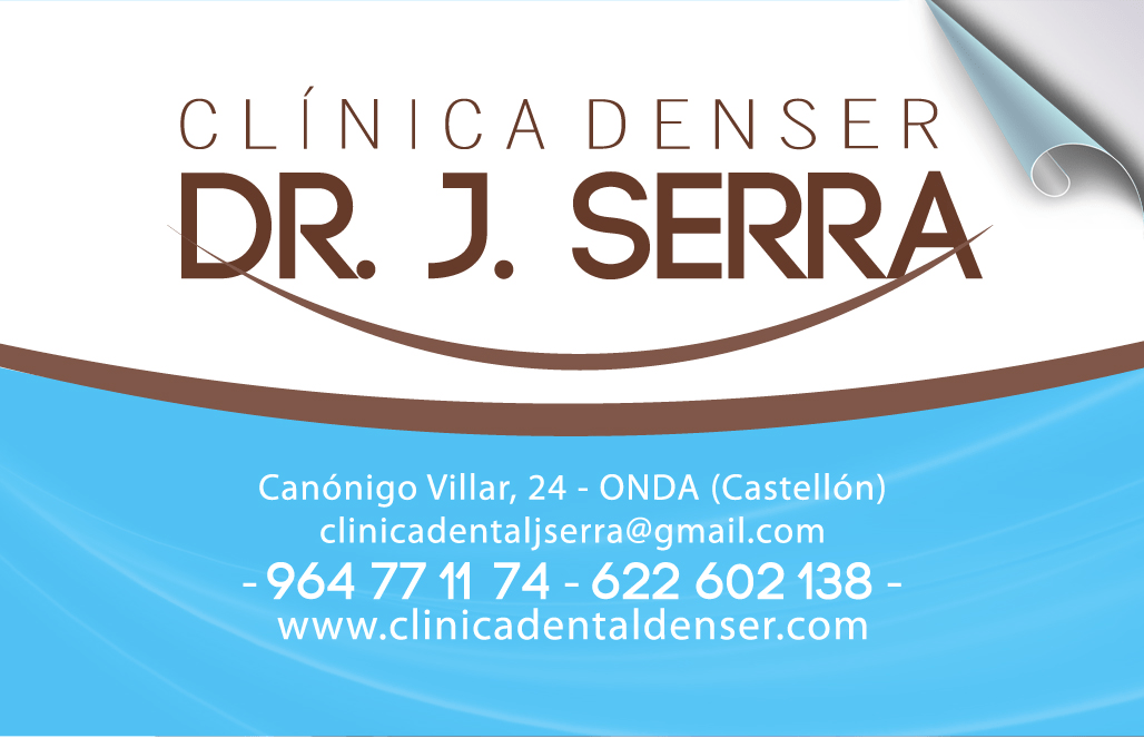 Papelería - Pegatinas / Adhesivos Clínica Denser, Onda.