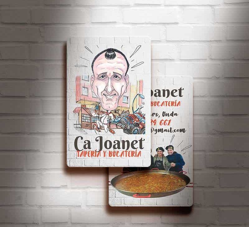 Tarjetas de visita - Ca Joanet, Onda.