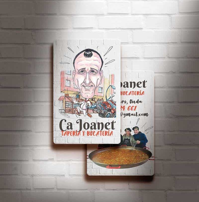 Tarjetas de visita - Ca Joanet, Onda.