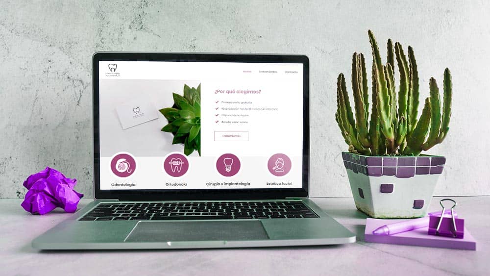Web y redes sociales - Clínica Dental Alto Palancia, Onda