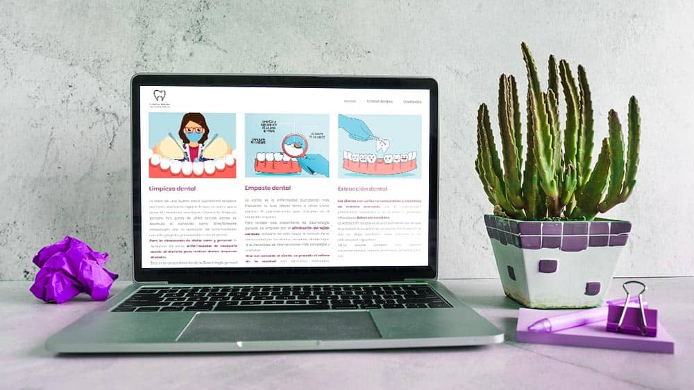 Web y redes sociales - Clínica Dental Alto Palancia, Onda