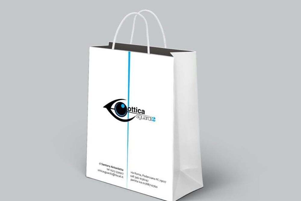 Shopper in Carta Kraft Personalizzata, Tolve, Potenza